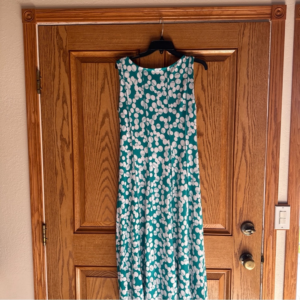 Perceptions Blue Halter Sleeveless Maxi Sundress